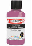 Denny's Floor Paint For Grip Coating Colour- Workshop Purple - Anti-Slip Hardwearing Safe