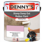 Denny's Waterpoof Paint For Stamp Out Damp Colour- Workshop Rose - Damp-Block Mould-Safe Breathable