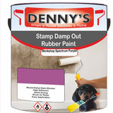 Denny's Waterpoof Paint For Stamp Out Damp Colour- Workshop Spectrum Purple - Damp-Block Mould-Safe Breathable
