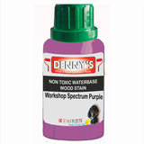 Denny's Stain Paint For Sheds Colour- Workshop Spectrum Purple - Weatherproof Uv-Safe Nourish