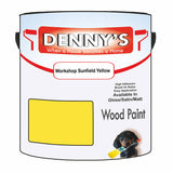 Denny's Wood Paint For Decking Colour- Workshop Sunfield Yellow - Anti-Slip Weatherproof Durable