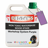 Denny's Stain Paint For Decking Colour- Workshop System Purple - Anti-Slip Weatherproof Nourish