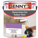 Denny's Waterpoof Paint For Stamp Out Damp Colour- Workshop System Purple - Damp-Block Mould-Safe Breathable