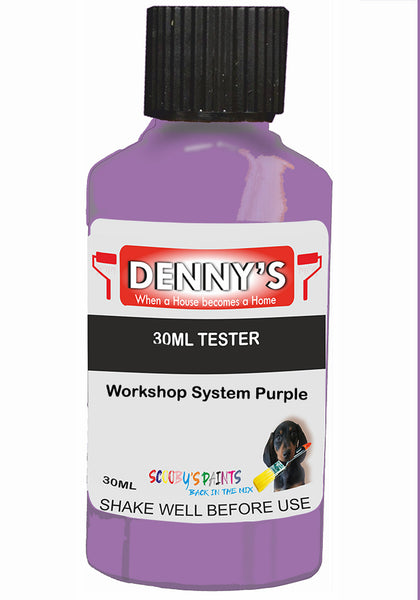 Denny's Chalk Paint For Furniture Colour- Damson Mulberry Lilac Purple - Matte Scuffproof Refresh