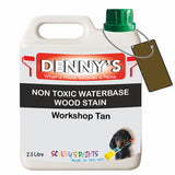 Denny's Stain Paint For Decking Colour- Workshop Tan - Anti-Slip Weatherproof Nourish