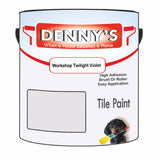 Denny's Tile Paint For Bathroom Tile Colour- Workshop Twilight Violet - Moistureproof Easy-Clean Makeover