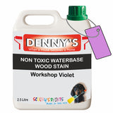 Denny's Stain Paint For Decking Colour- Workshop Violet - Anti-Slip Weatherproof Nourish