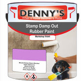 Denny's Waterpoof Paint For Stamp Out Damp Colour- Workshop Violet - Damp-Block Mould-Safe Breathable