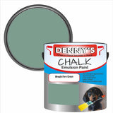 Denny's Chalk Paint For Cabinets Colour- Wreath Fern Green - Matte Scuffproof Easy-Clean