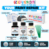 Paint For Audi A7 Moonlight Blue Pearl Code LC5M Touch Up Paint Scratch Stone Chip Kit