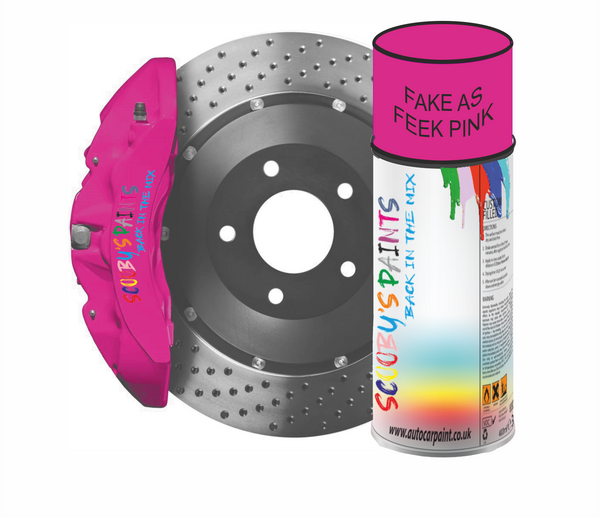 Fake As Feek Pink Brake Caliper High Temperature Spray Paint Aerosol 400ML