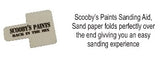 Scooby Paints Sandpaper Tool and P1500 Wet and Dry Sandpaper Cut to Size Sheets x 5 add-on