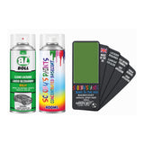 CITROEN KRW GREEN 6017 — Basecoat Aerosol Lacquer