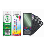 ASTON MARTIN AST1121 FERRARI GREEN AQUA CALIENTE — Basecoat Aerosol Lacquer