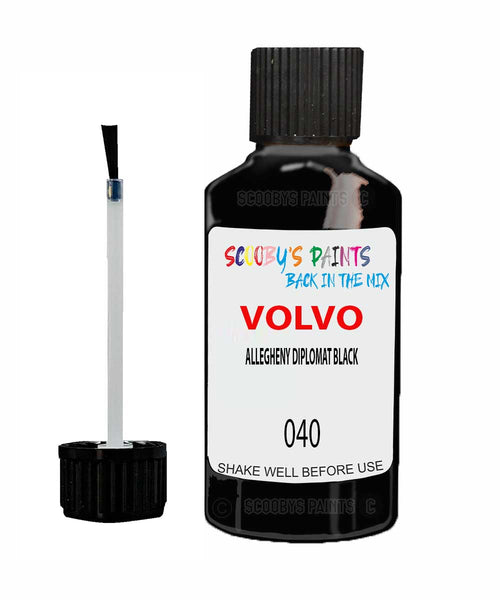 Paint For Volvo S70 Allegheny Diplomat Black Code 040 Touch Up Scratch Repair Paint