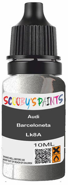 Alloy Wheel Rim Paint Repair Kit For Audi Barceloneta Silver-Grey