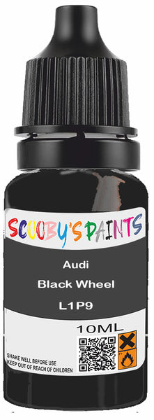 Alloy Wheel Rim Paint Repair Kit For Audi Black Wheel