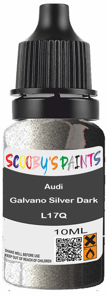 Alloy Wheel Rim Paint Repair Kit For Audi Galvano Silver Dark