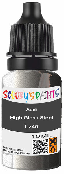 Alloy Wheel Rim Paint Repair Kit For Audi High Gloss Steel Dark 07