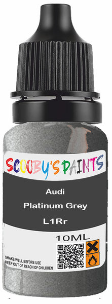 Alloy Wheel Rim Paint Repair Kit For Audi Platinum Grey Wheel Silver