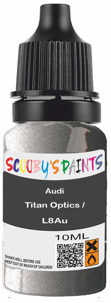 Alloy Wheel Rim Paint Repair Kit For Audi Titan Optics / Granite Silver