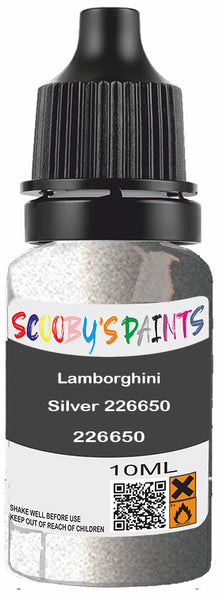 Alloy Wheel Rim Paint Repair Kit For Lamborghini Silver 226650 Silver-Grey