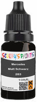 Alloy Wheel Rim Paint Repair Kit For Mercedes Matt Schwarz Black