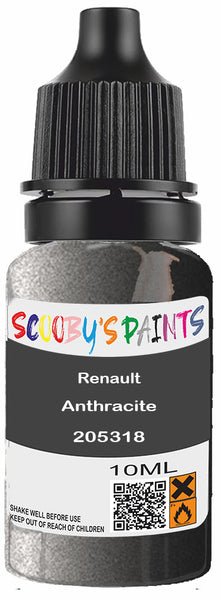 Alloy Wheel Rim Paint Repair Kit For Renault Anthracite Silver-Grey
