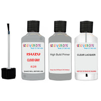 Touch Up Paint For ISUZU ISUZU ( OTHERS ) CLOUD GRAY Code 828 Scratch Repair