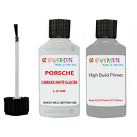 anti rust primer for Porsche 911 Carrera Carrara White/Glacier White Code Ls9R Scratch Repair Kit