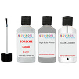 Lacquer metallic paint Porsche Boxster Carrara White/Glacier White Code Ls9R Scratch Repair Kit