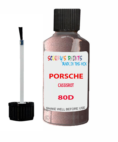 Touch Up Paint For Porsche 928 Cassisrot Code 80D Scratch Repair Kit