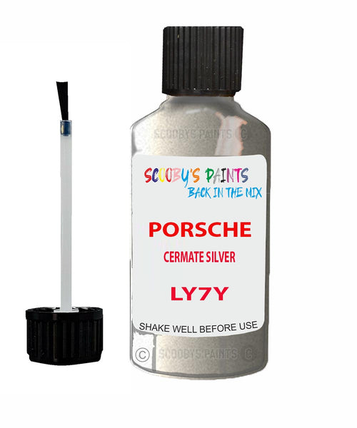 Touch Up Paint For Porsche 924 Cermate Silver Code Ly7Y Scratch Repair Kit