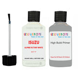 Touch Up Paint For ISUZU VEHICROSS ALPINE WHITE Code 877 Scratch Repair
