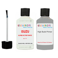 Touch Up Paint For ISUZU TFR ALPINE WHITE Code 877 Scratch Repair