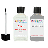 Touch Up Paint For ISUZU VEHICROSS ALPINE VICTORY WHITE Code 877 Scratch Repair