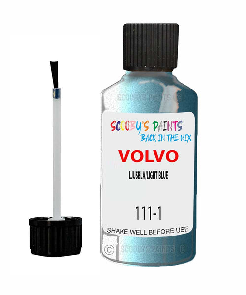 Paint For Volvo Other Models Ljusbla/Light Blue Code 111-1 Touch Up Scratch Repair Paint