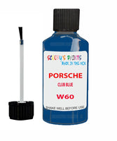 Touch Up Paint For Porsche 911 Coupe Club Blue Code W60 Scratch Repair Kit