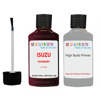 Touch Up Paint For ISUZU TROOPER CRANBERRY Code 758 Scratch Repair