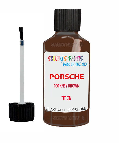 Touch Up Paint For Porsche 911 Cockney Brown Code T3 Scratch Repair Kit