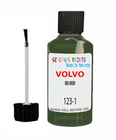 Paint For Volvo 200 Series Med Green Code 123-1 Touch Up Scratch Repair Paint