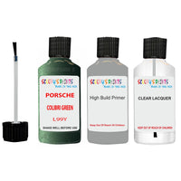 Lacquer metallic paint Porsche 924 Colibri Green Code L99Y Scratch Repair Kit