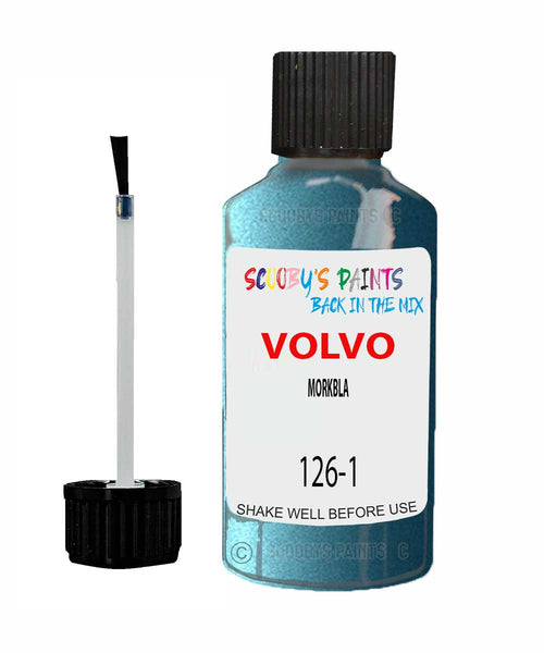 Paint For Volvo 200 Series Morkbla Code 126-1 Touch Up Scratch Repair Paint