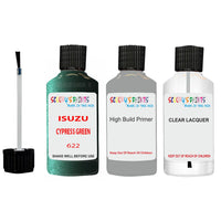 Touch Up Paint For ISUZU ISUZU ( OTHERS ) CYPRESS GREEN Code 622 Scratch Repair