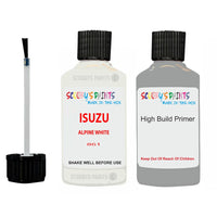 Touch Up Paint For ISUZU RODEO ALPINE WHITE Code 861 Scratch Repair