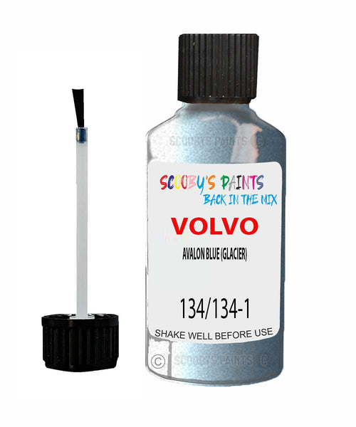 Paint For Volvo 200 Series Avalon Blue (Glacier) Code 134/134-1 Touch Up Scratch Repair Paint