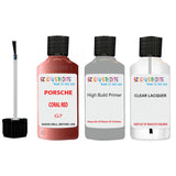 Lacquer metallic paint Porsche 968 Coral Red Code G7 Scratch Repair Kit