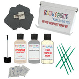 paint scuff chip stone Porsche Boxster Creme White Code L51A Scratch Repair Kit