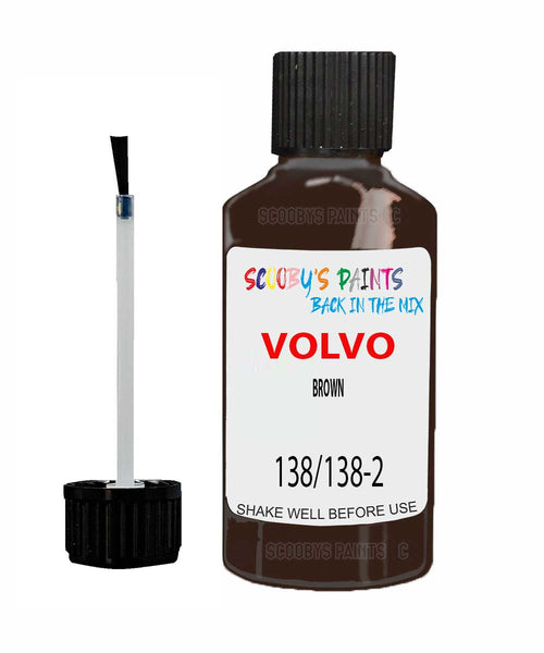 Paint For Volvo 200 Series Brown Code 138/138-2 Touch Up Scratch Repair Paint