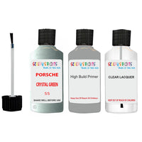Lacquer metallic paint Porsche 928 Crystal Green Code 55 Scratch Repair Kit